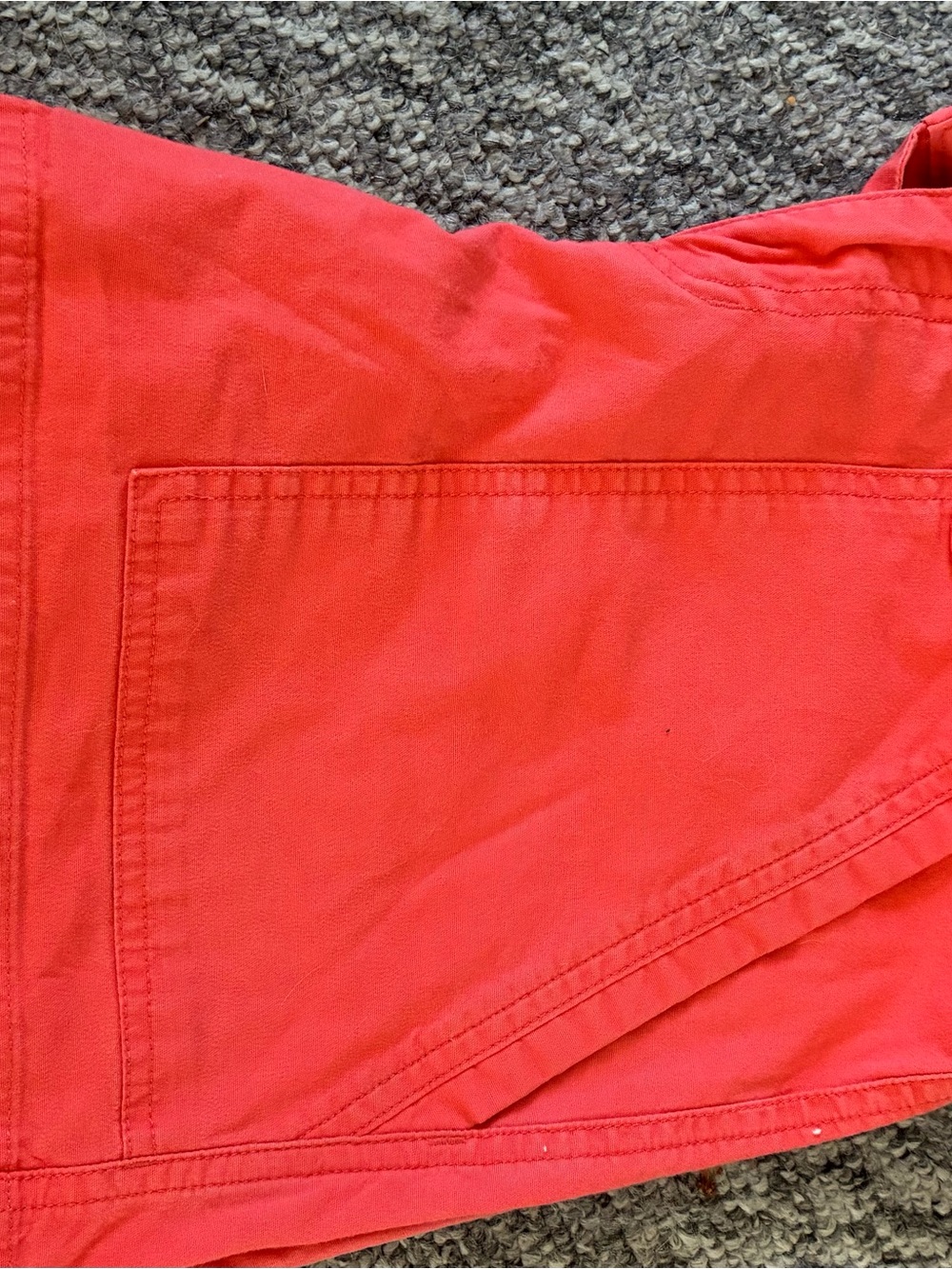Patagonia Coral-Red Organic Cotton Shorts - Picture 4 of 6